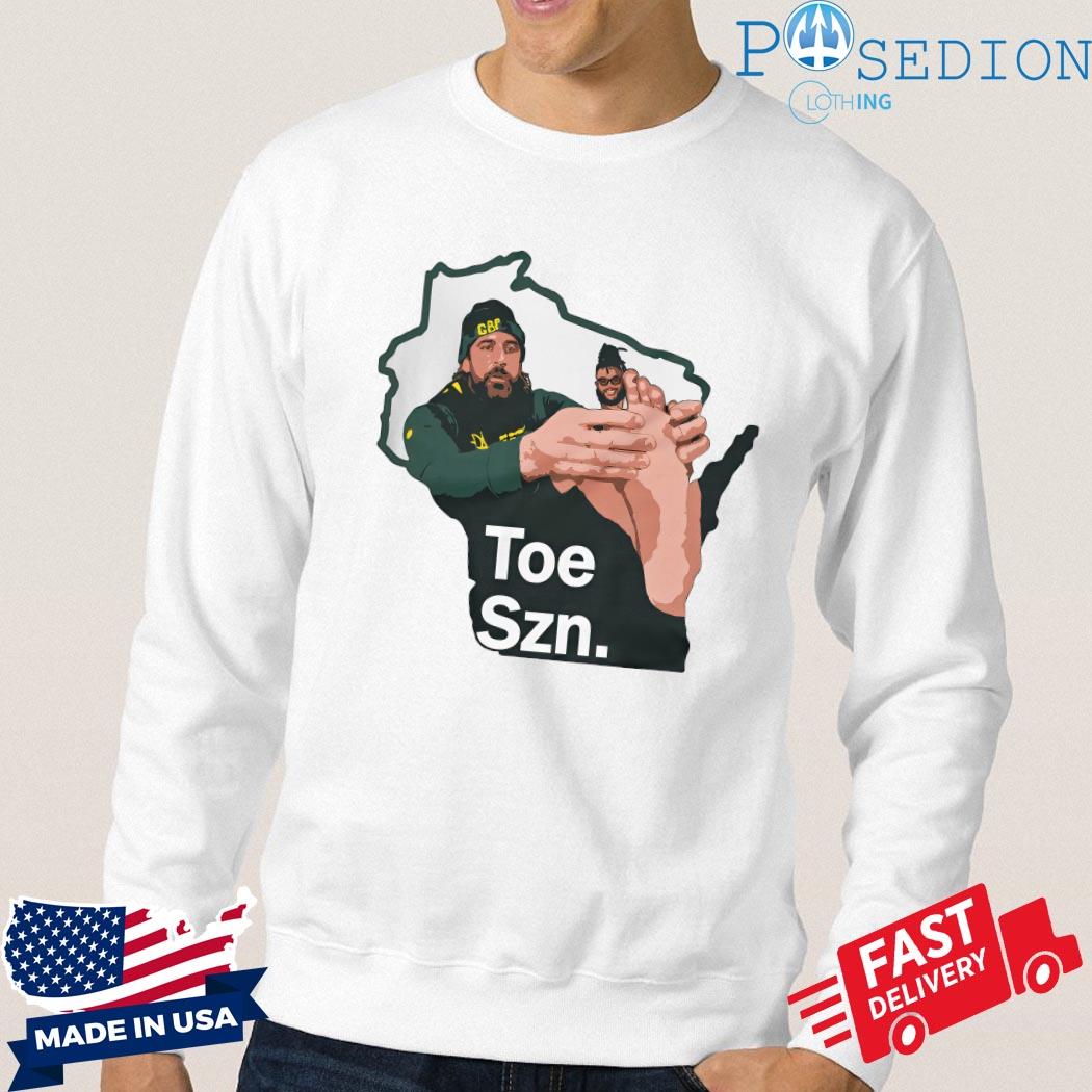 Aaron Rodgers Toe Szn Shirt, hoodie, sweater, long sleeve and tank top