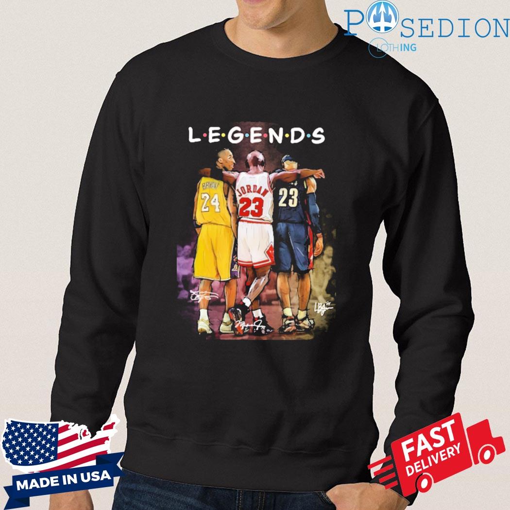 Legends Lebron James Kobe Bryant And Michael Jordan Signatures