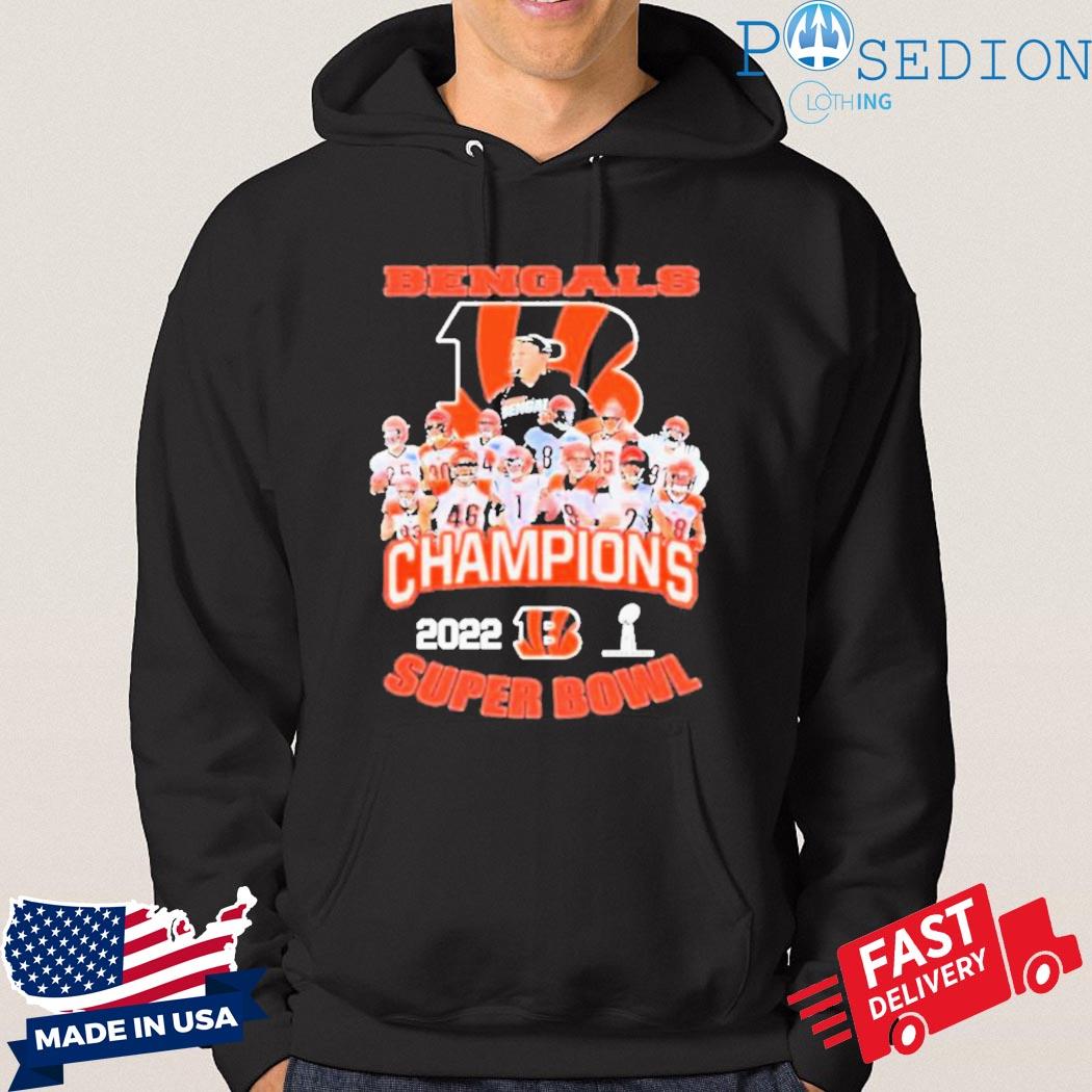 Cincinnati Bengals Champions 2022 Super Bowl logo T-shirt, hoodie