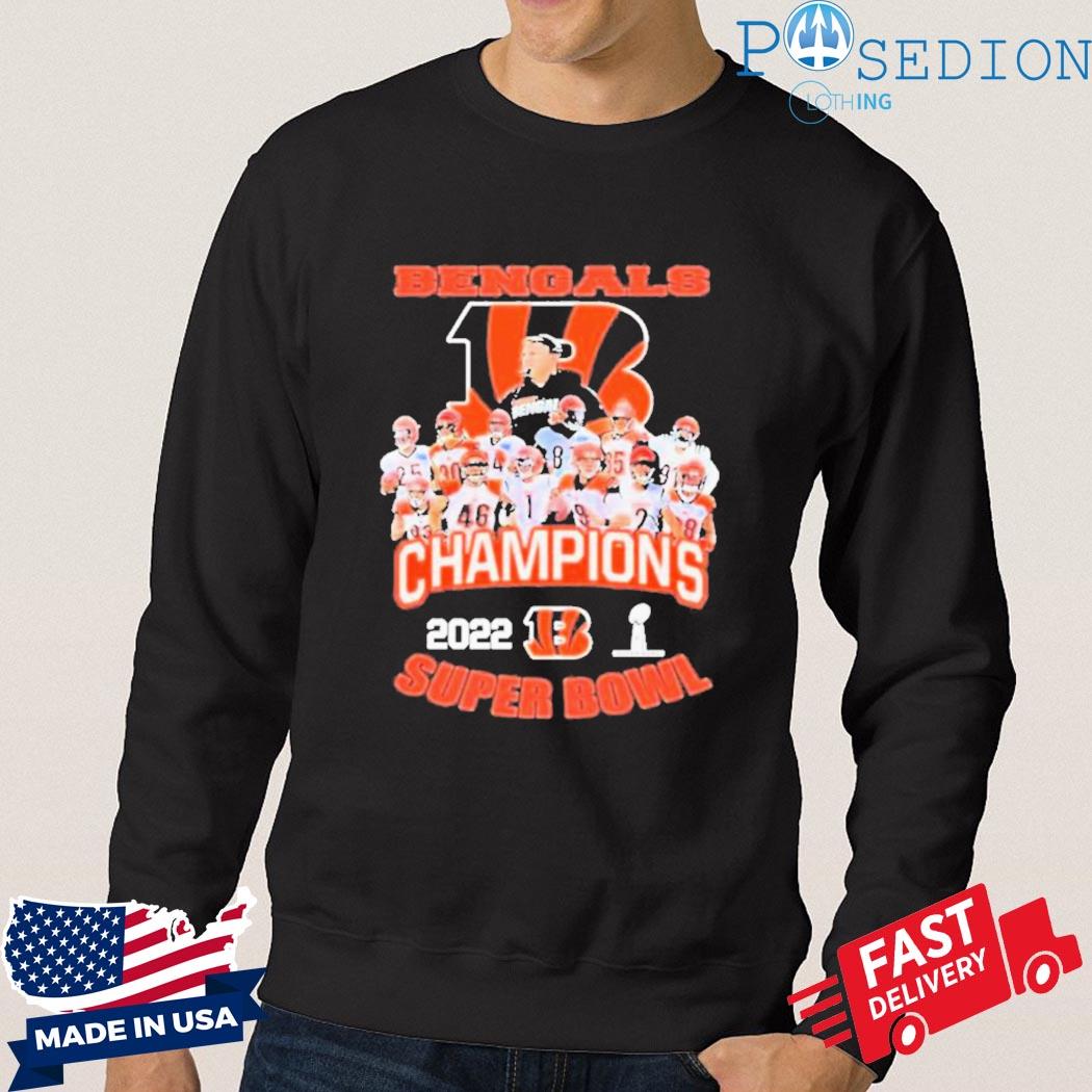 Cincinnati bengals champion 2022 super bowl shirt, hoodie, sweater