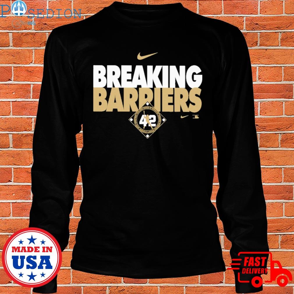 Breaking barriers 42 shirt, hoodie, sweater, long sleeve and tank top