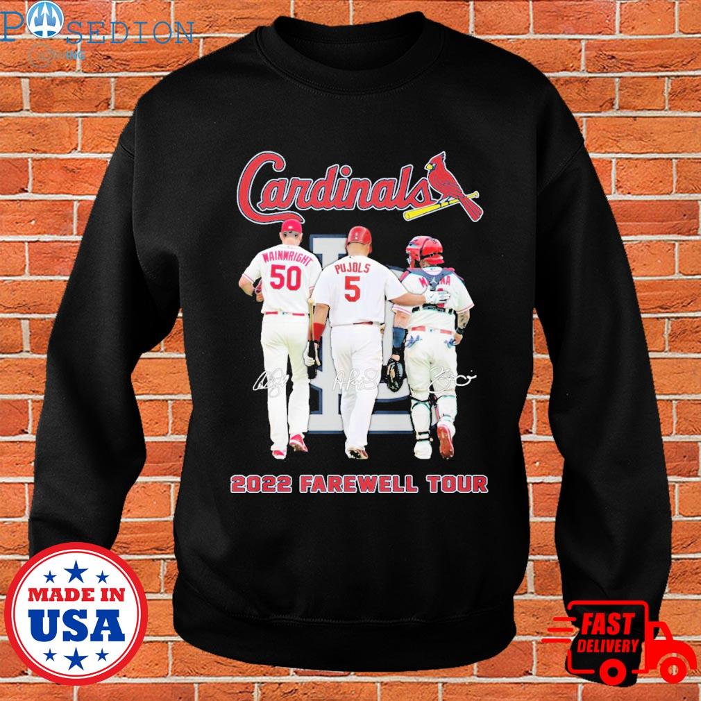St. Louis Cardinals the final ride Molina Pujols Wainwright shirt, hoodie,  sweater, long sleeve and tank top