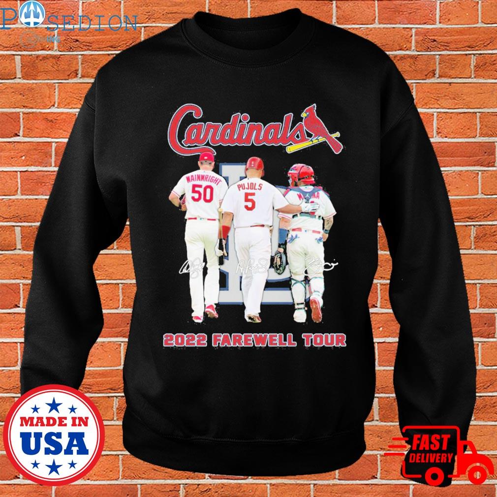 The Farewell Tour 2022 St. Louis Cardinals Pujols, Molina and Wainwright  T-shirt