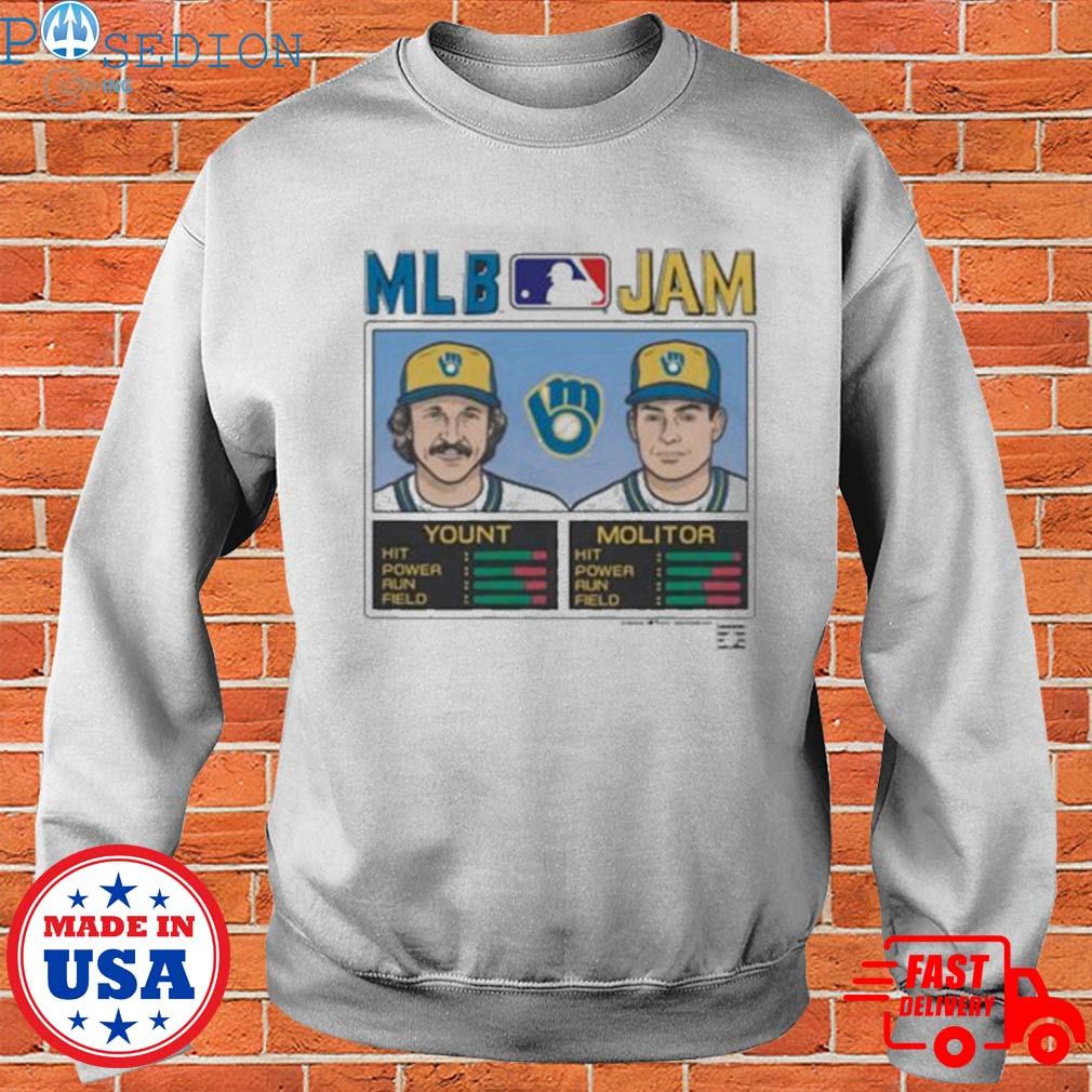 MLB Jam Brewers Molitor And Yount Shirt, hoodie, sweater, long