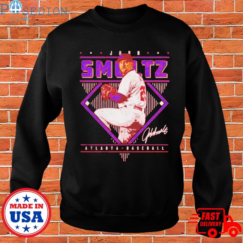 John Smoltz Atlanta Braves Diamond Name signature shirt - Online Shoping
