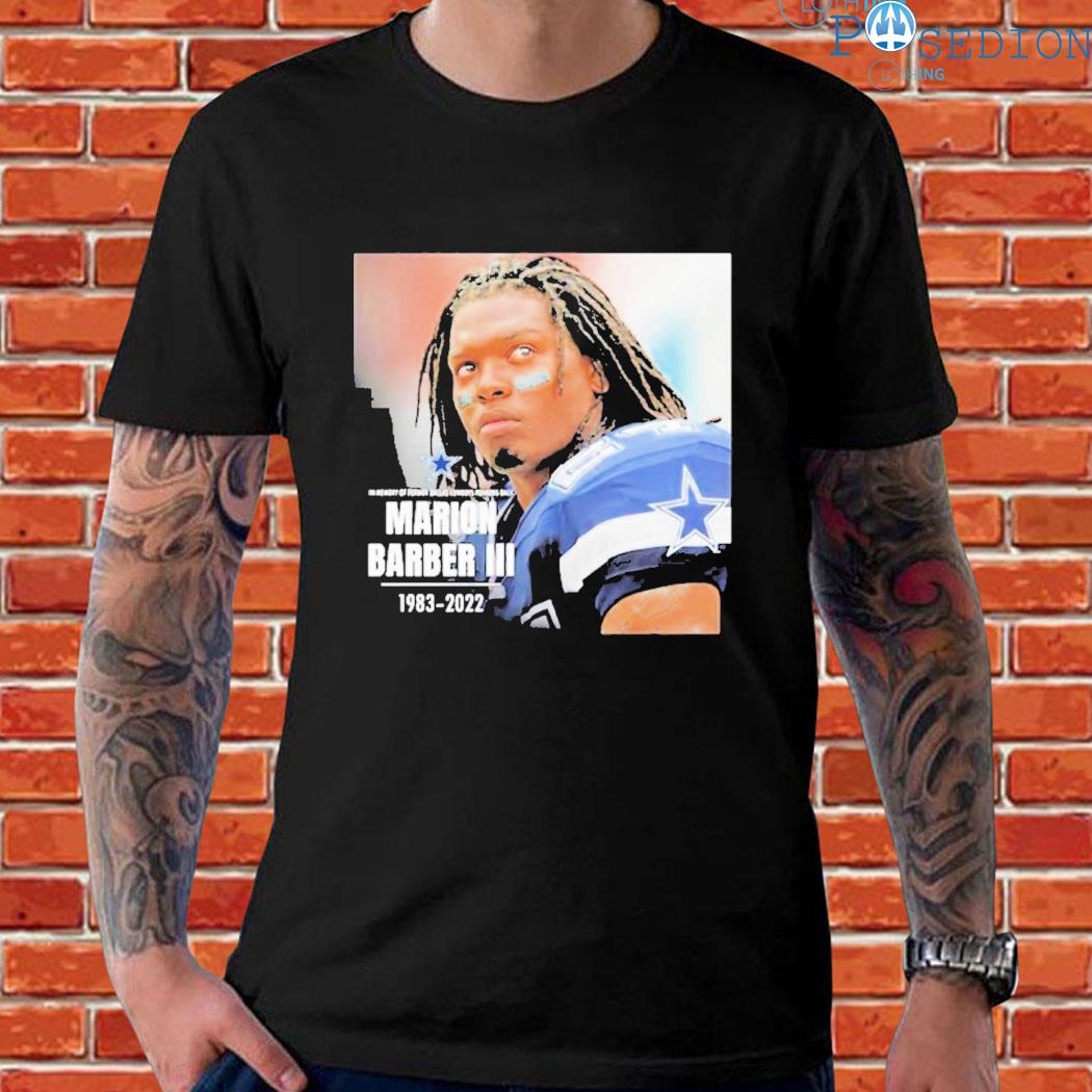 Official Marion barber iiI 19832022 Football T-shirt, hoodie, sweater, long  sleeve and tank top