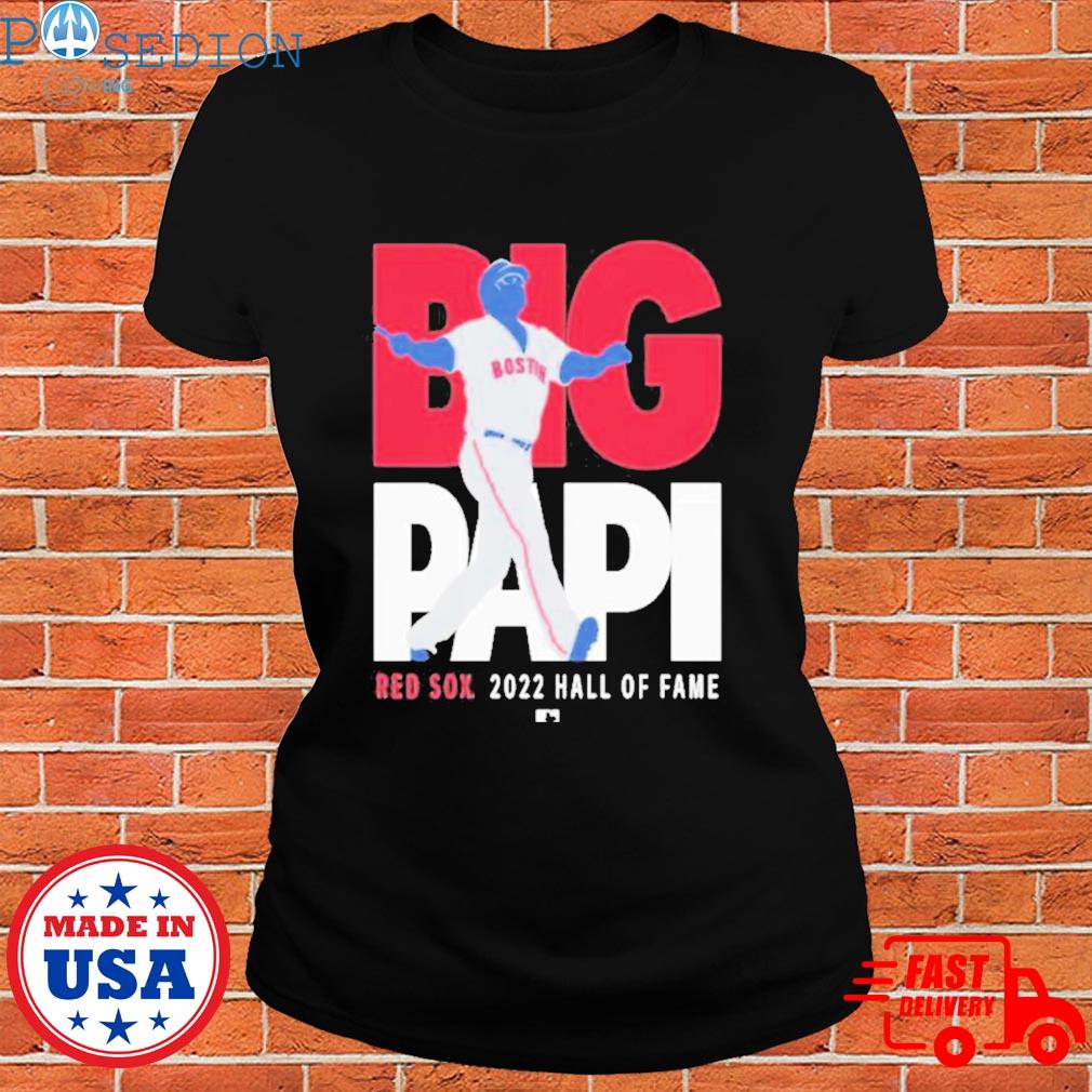 BeantownTshirts David Ortiz Big Papi Hall of Papi Boston Baseball Fan T Shirt Tanktop / Red / Large