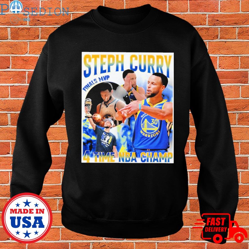 Stephen Curry Final MVP and 4 time Champions | Tri-blend T-Shirt