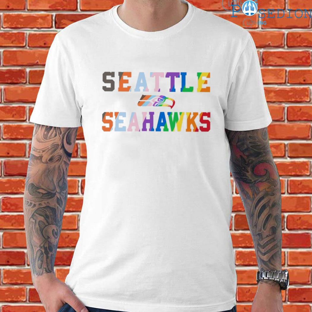 Seattle Seahawks Pride Logo Unisex Crewneck Sweatshirt