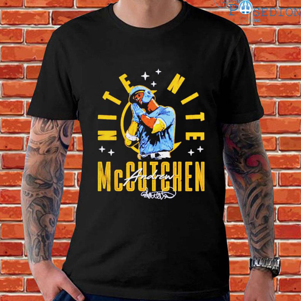 Official Andrew mccutchen milwaukee brewers nite nite signature T-shirt
