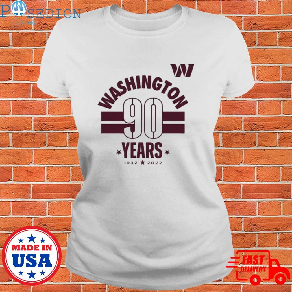 Washington Commanders 90 Years 1932-2022 Shirt, hoodie, sweater, long  sleeve and tank top