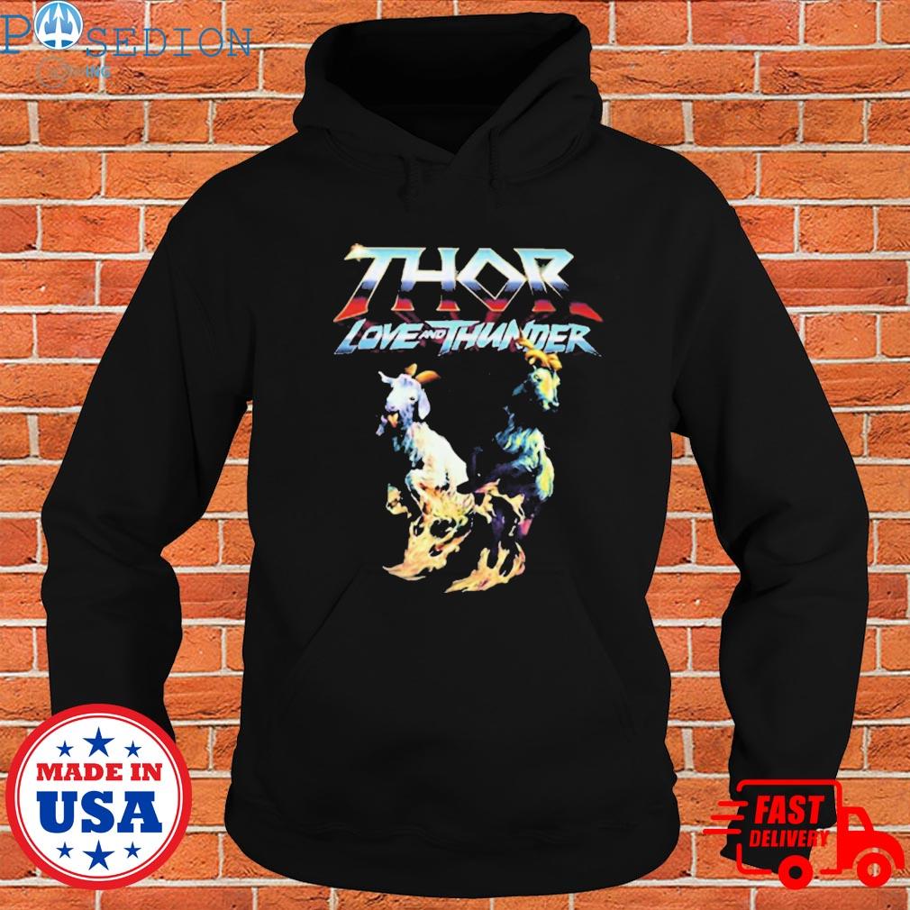 Official Thunder goat goats toothgrinder and toothgnasher T-s Hoodie