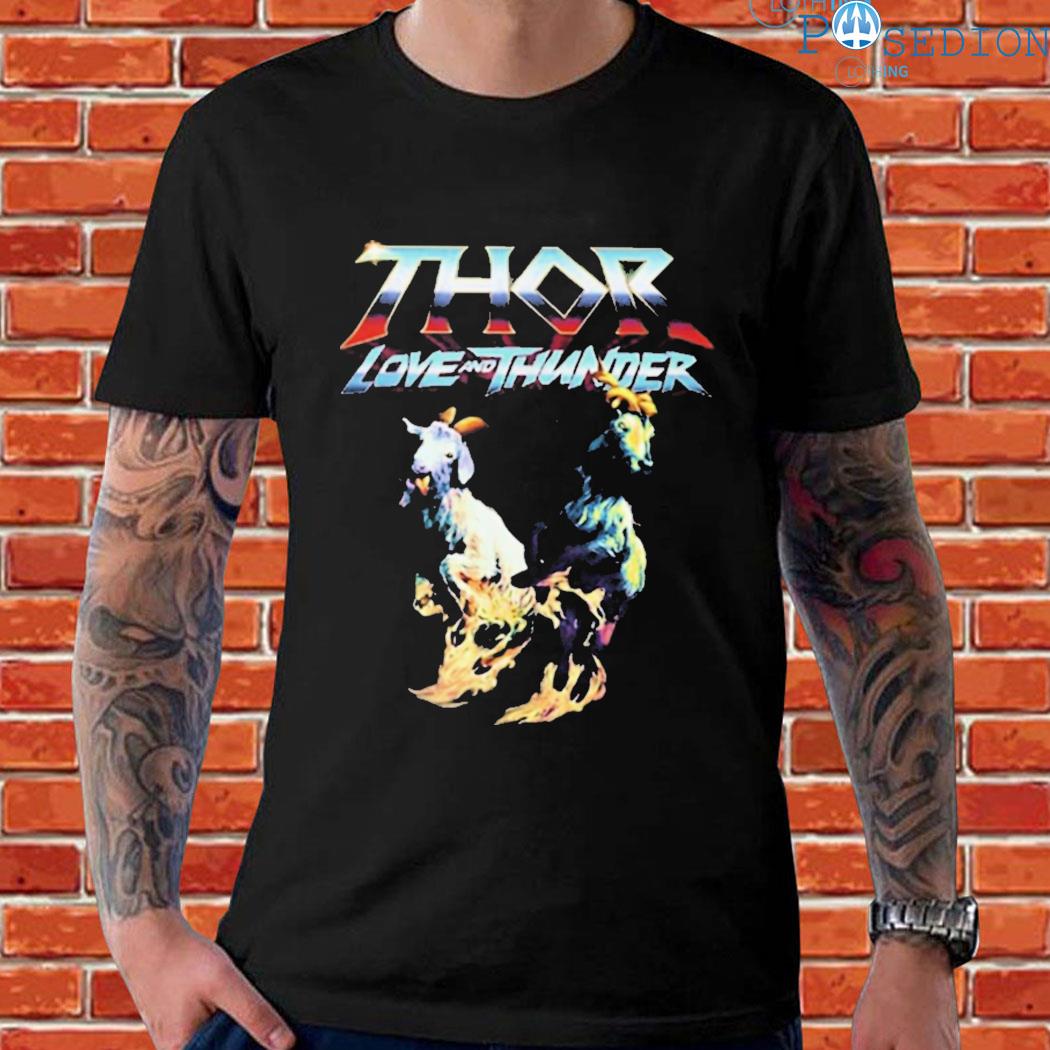 Official Thunder goat goats toothgrinder and toothgnasher T-shirt