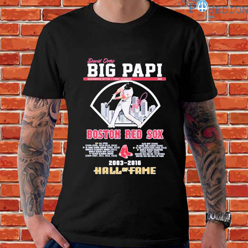 Official Big papI david ortiz Boston red baseball 20132016 hall of