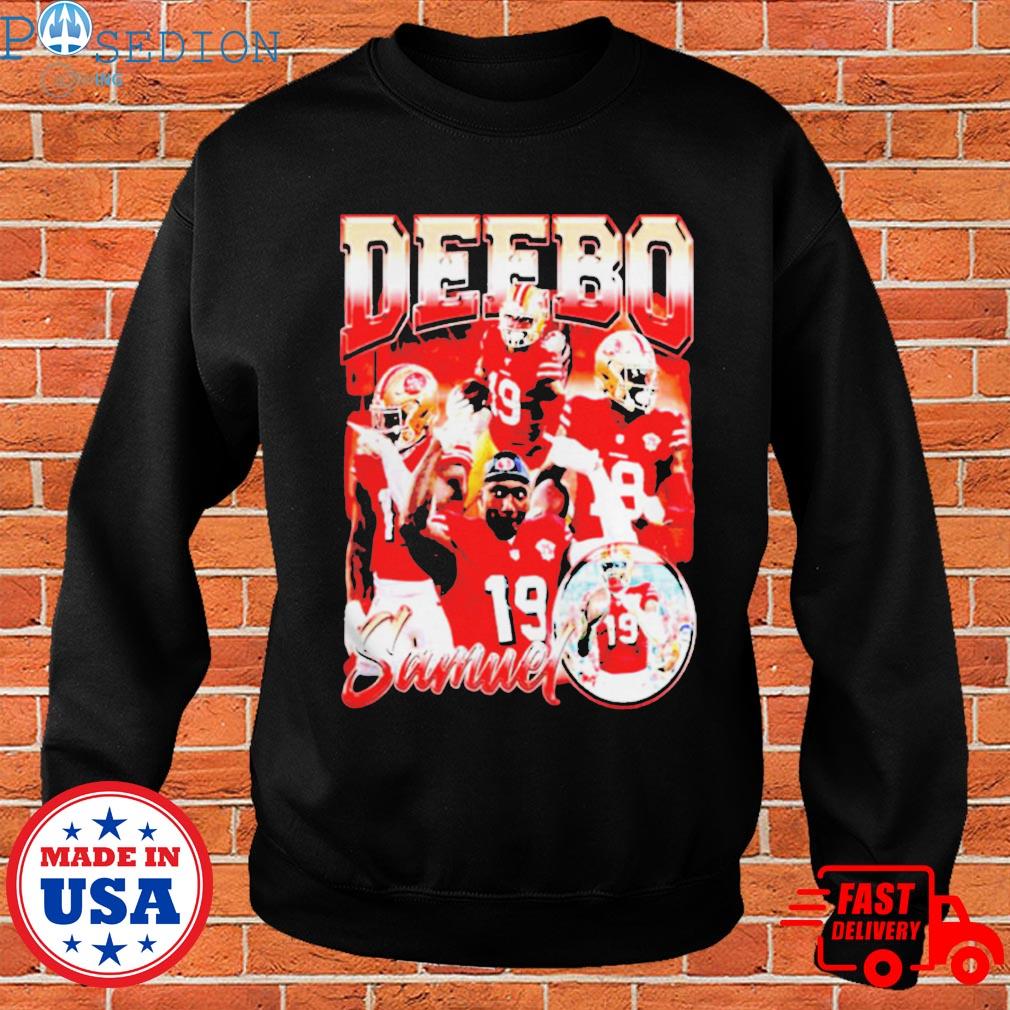 SAN FRANCISCO 49ERS DEEBO SAMUEL #19 MESH BUTTON UP SHIRT (BLACK