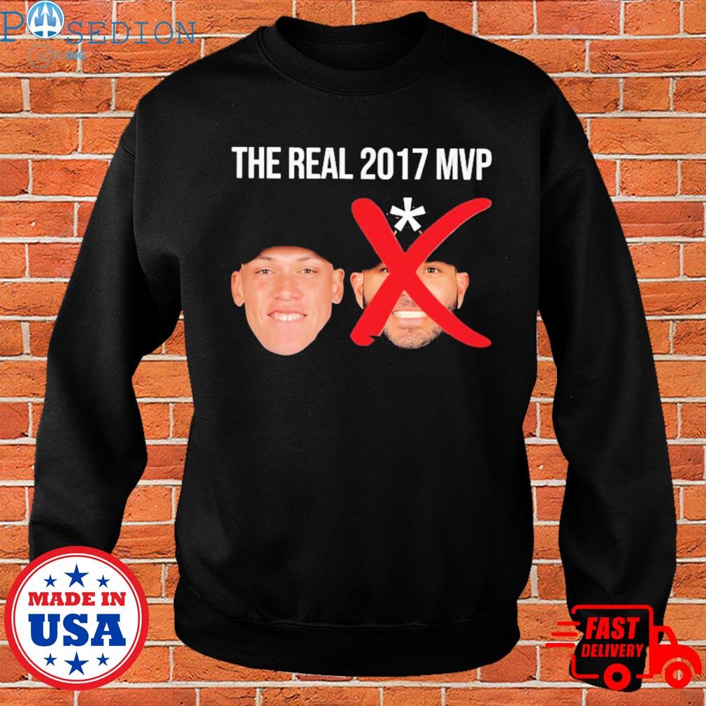 The Real 2017 Mvp Aaron Judge Not Altuve Shirt, hoodie, sweater, long  sleeve and tank top