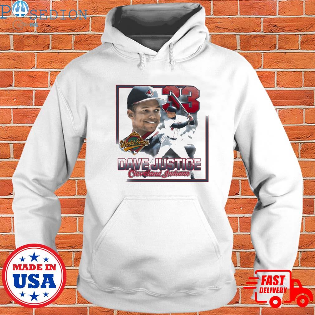 David Justice Cleveland Indians world series shirt, hoodie