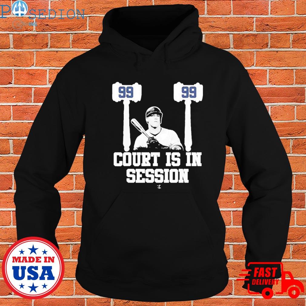 Aaron Judge 99 Court Is In Session Trending Baseball Shirt, Gifts