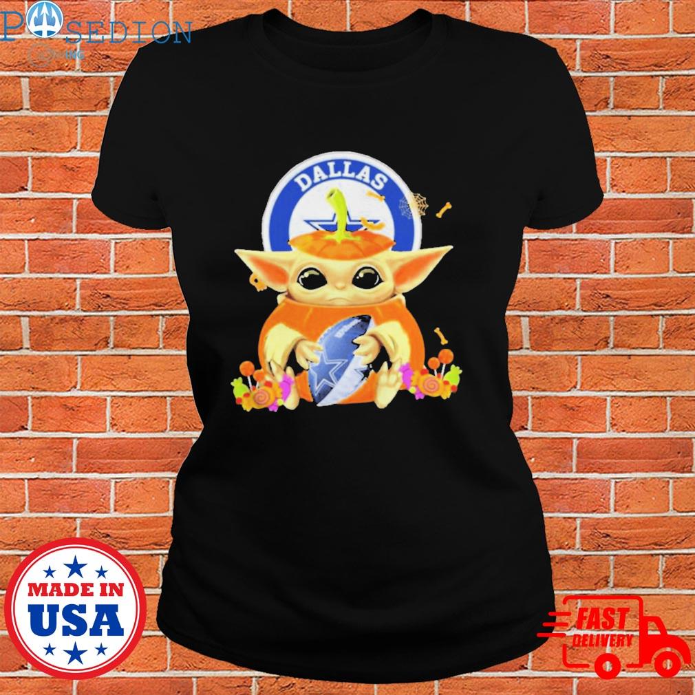 Dallas Cowboys Baby Yoda Shirt - High-Quality Printed Brand