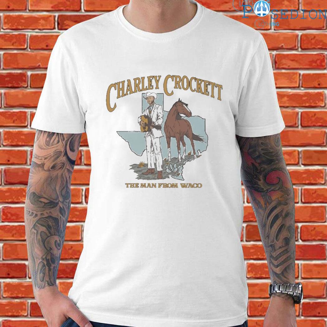 Official Charley crockett the man from waco T-shirt