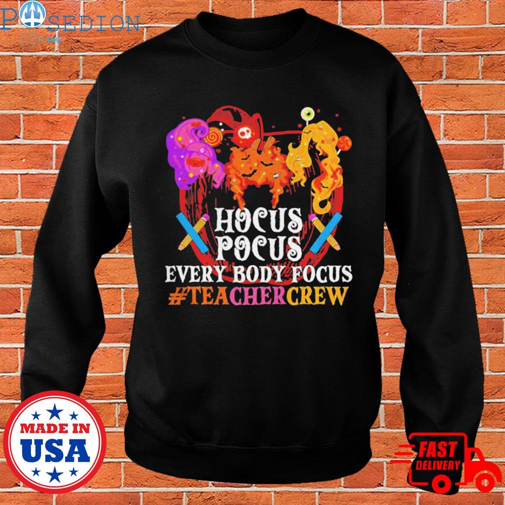 Hocus Pocus Everybody Focus Teacher Shirt Halloween Gift