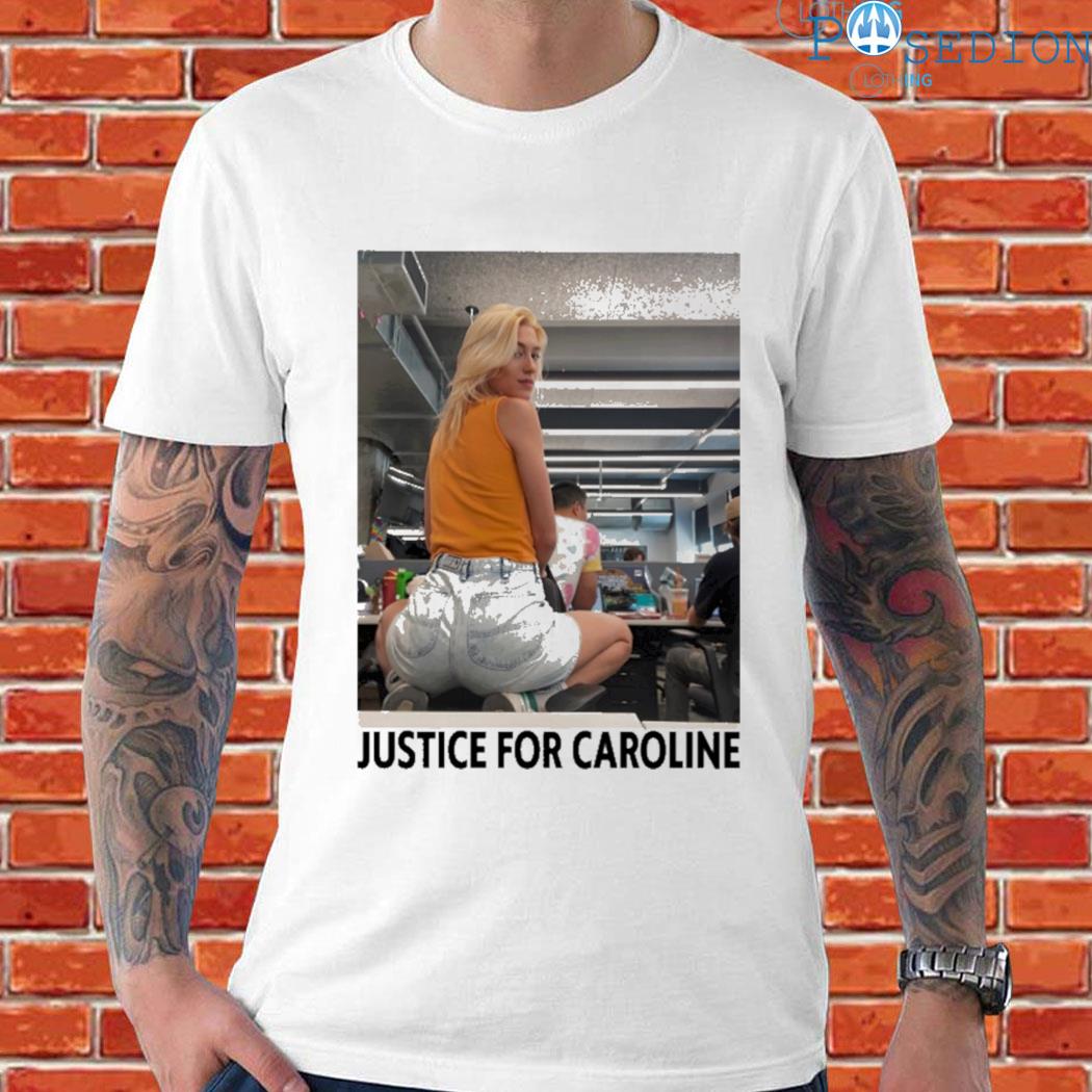 Official Justice for caroline T-shirt