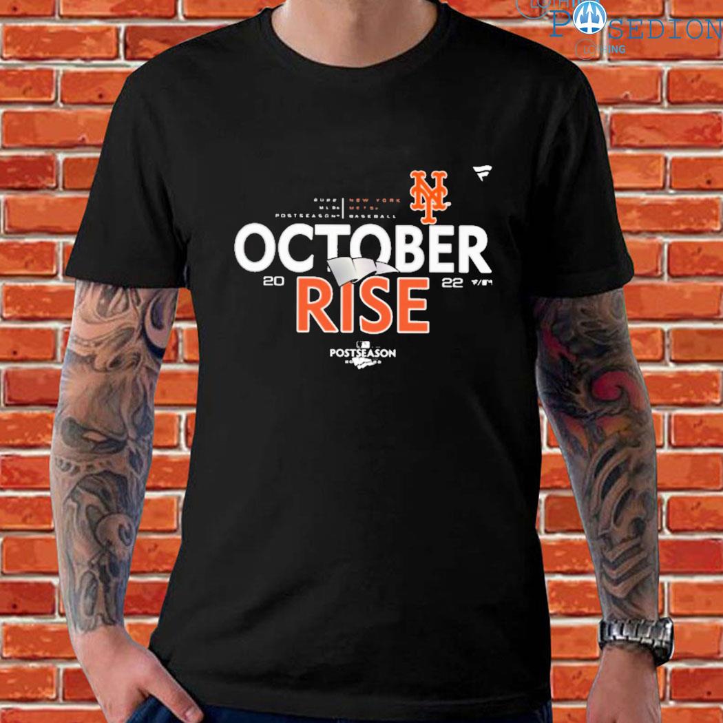 New York Mets October Rise Postseason 2022 logo T-shirt, hoodie