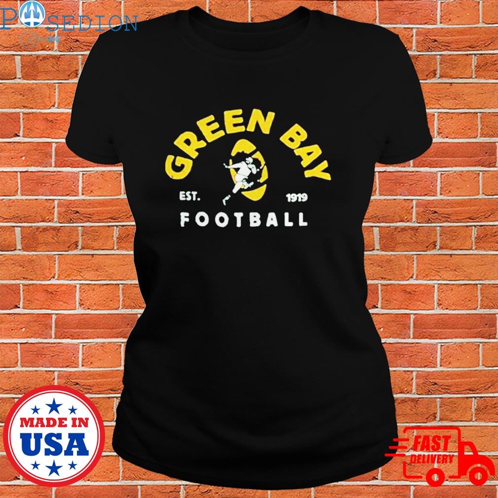 Official Retro Green Bay Packers Green Bay football est 1919 shirt