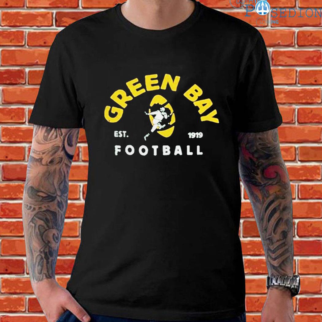 Official Retro Green Bay Packers Green Bay football est 1919 shirt