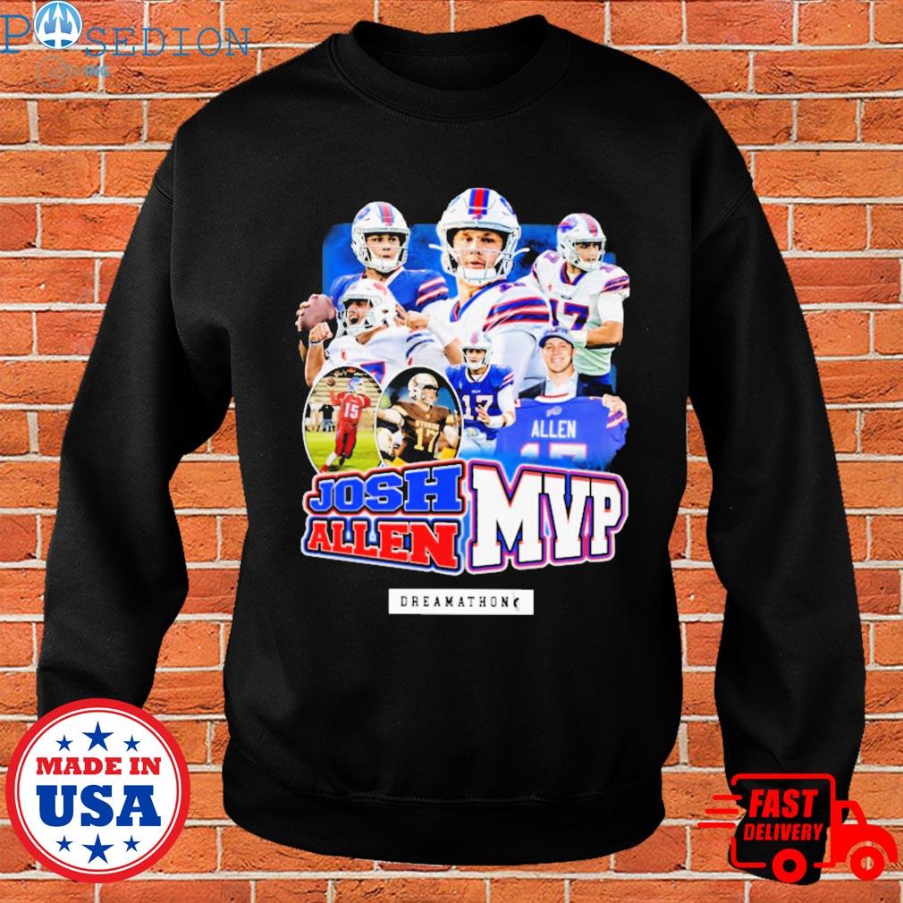 Von Miller Josh Allen Shirt, Vintage Mvp Long Sleeve Unisex Hoodie