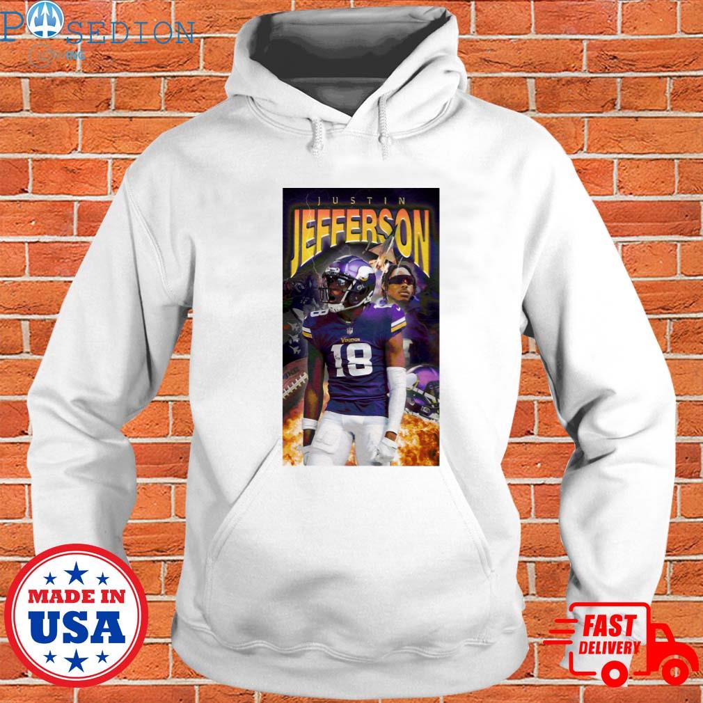 Shirts, Justin Jefferson Lsu White Jersey Sizes S2xl