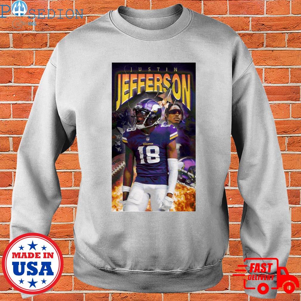 Official Youth Justin Jefferson Foolball T-shirts, hoodie, sweater, long  sleeve and tank top