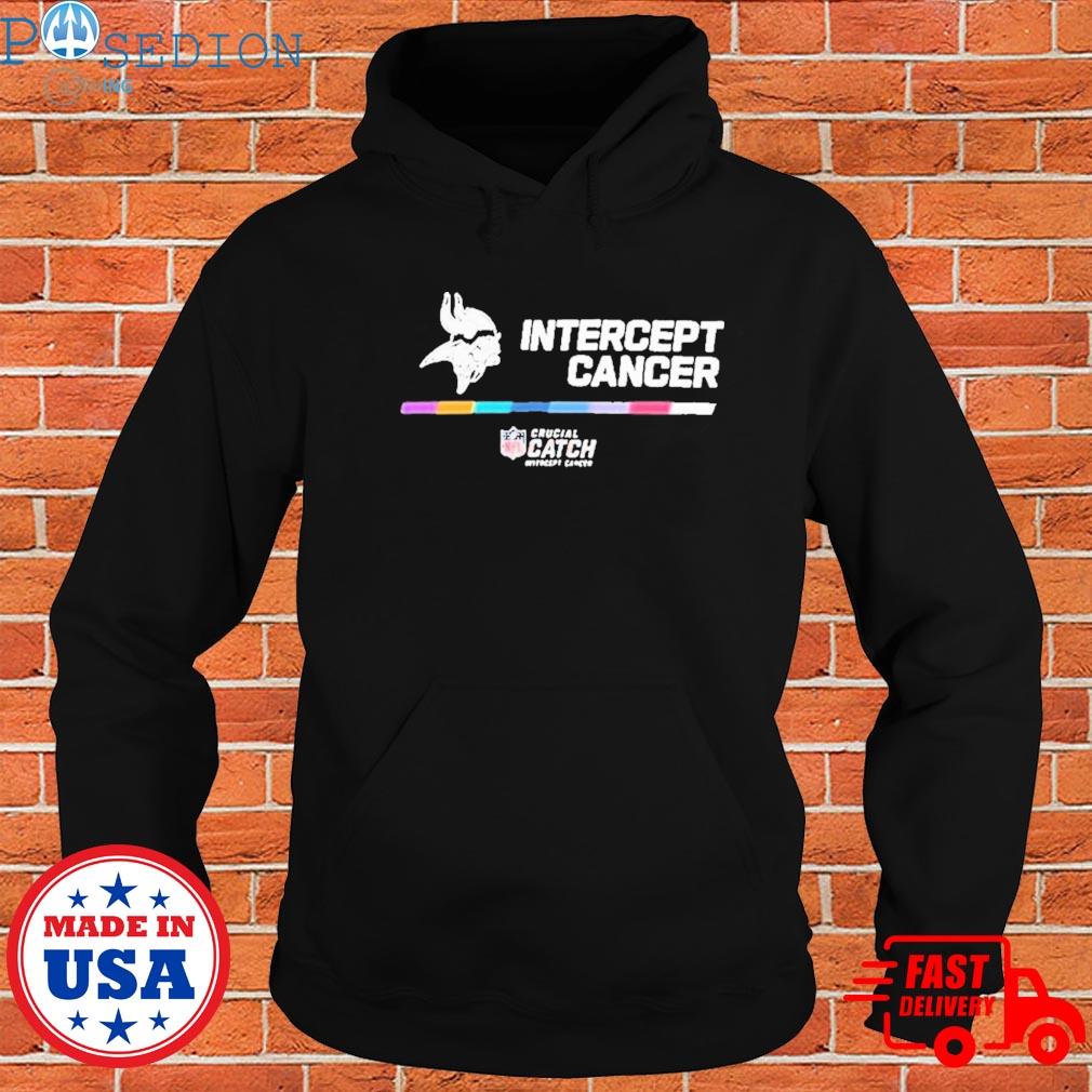 Crucial Catch Minnesota Vikings Intercept Cancer shirt, hoodie, sweater,  long sleeve and tank top