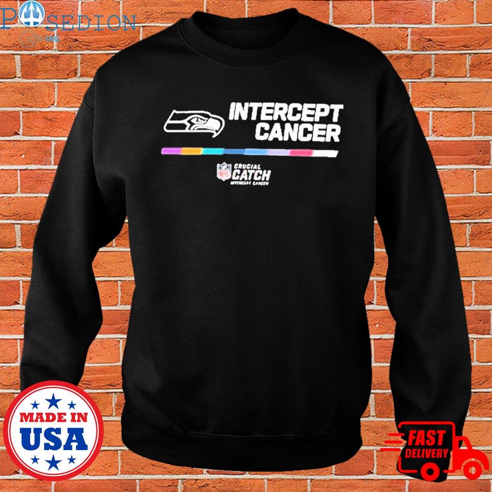 Personalized Intercept Cancer NFL Seattle Seahawks Shirt, Hoodie - LIMITED  EDITION