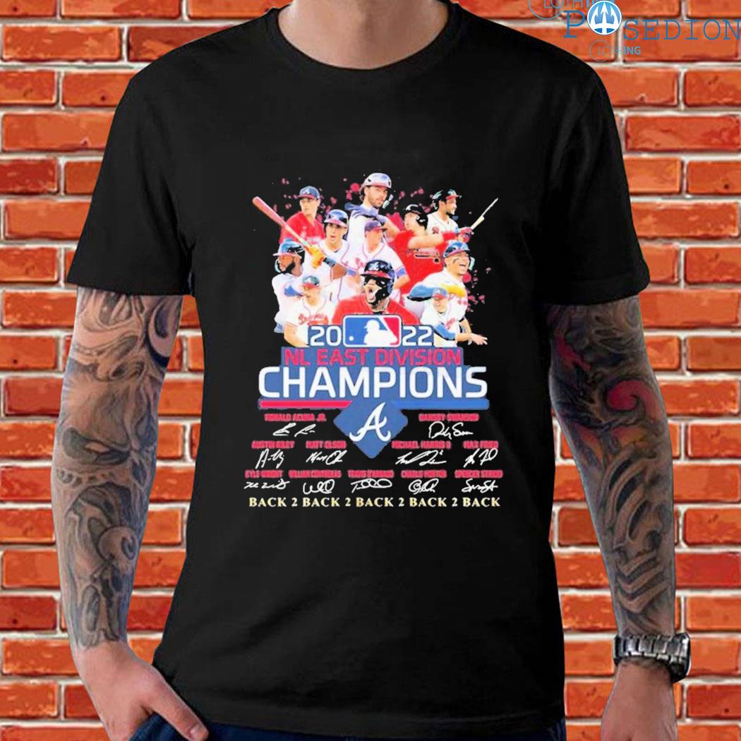 The Braves Nl East Champions 2022 Signatures Shirt, hoodie, sweater, long  sleeve and tank top