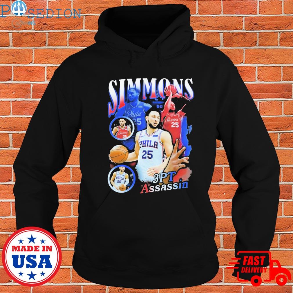 Official Ben Simmons 3 Pt Assassin Shirt, hoodie, sweater, long sleeve and  tank top