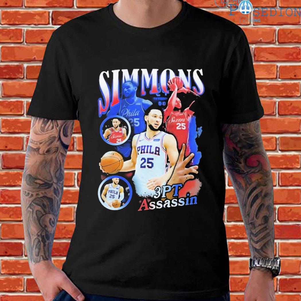 Official Ben Simmons 3 Pt Assassin Shirt, hoodie, sweater, long sleeve and  tank top