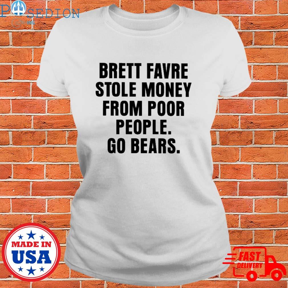 Brett Favre Stole Money From Poor People. Go Bears. — Joe Mills Illustration