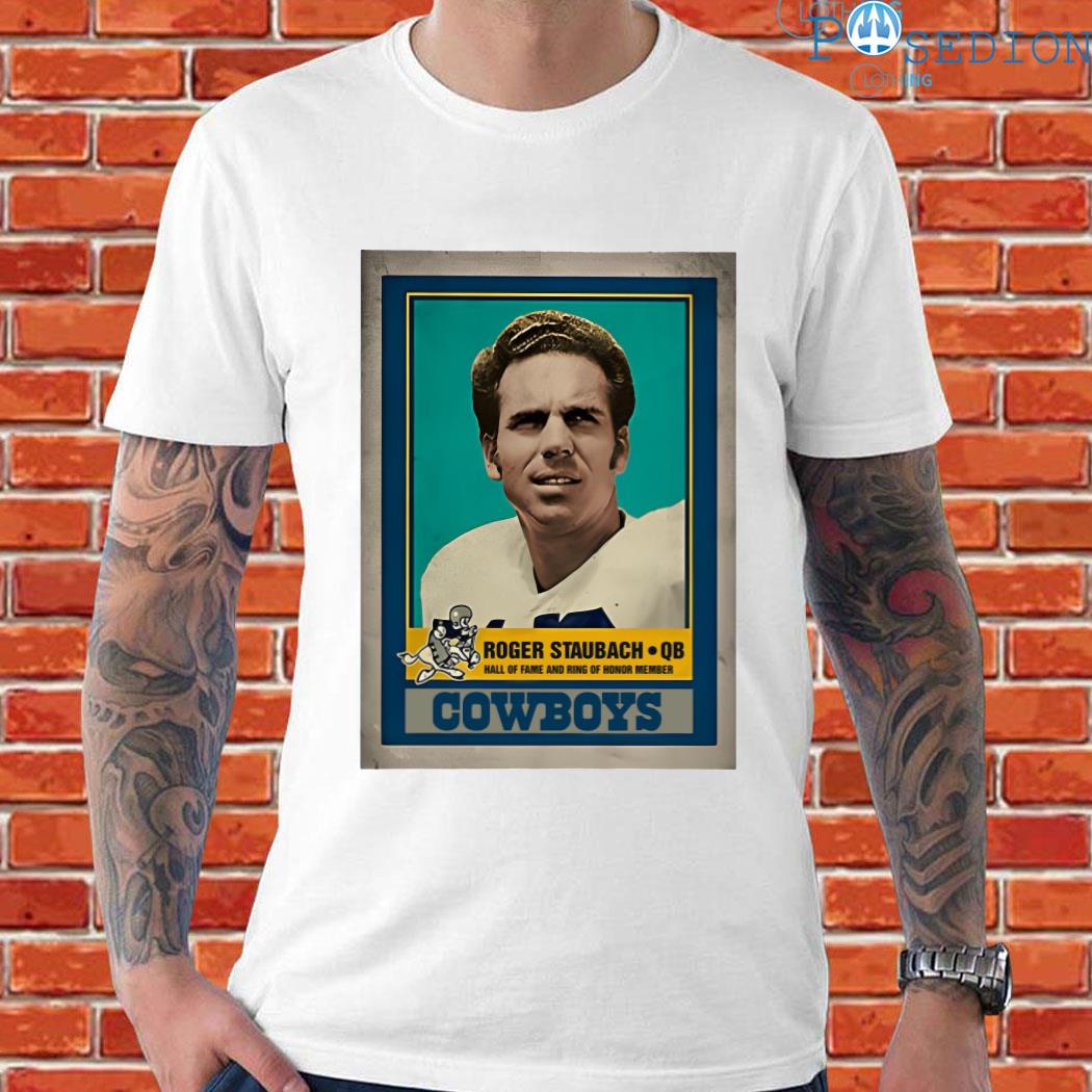 Official Roger staubach Cowboys name and number T-shirt, hoodie, sweater,  long sleeve and tank top