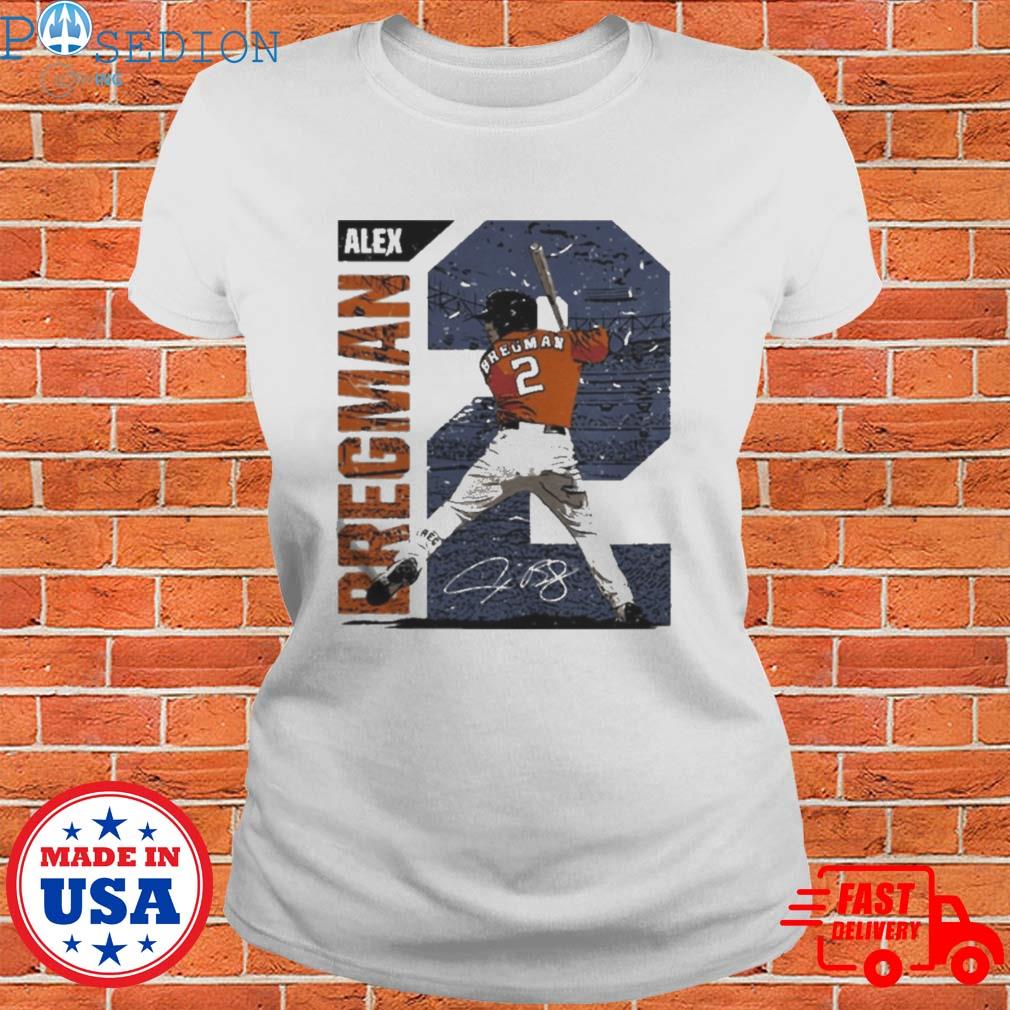 Baseball Houston Astros Alex Bregman Signature T-Shirt Gift For Her Gift  For Him - Revetee