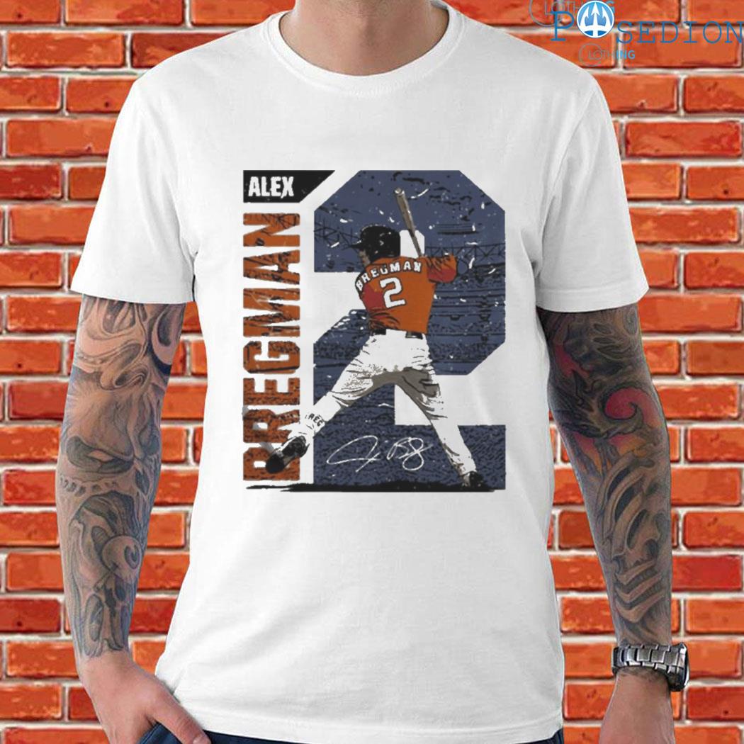Official baseball houston astros alex bregman signature T-shirt
