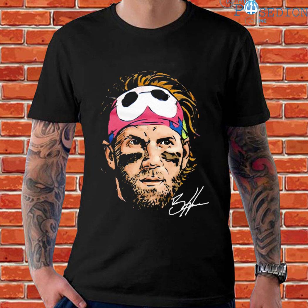 Bryce Harper T-shirt, Philadelphia Headband Design - Olashirt