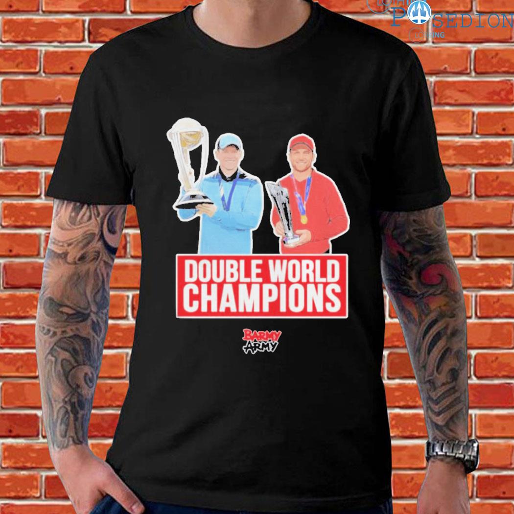 Official Double world champions barmy army T-shirt, hoodie