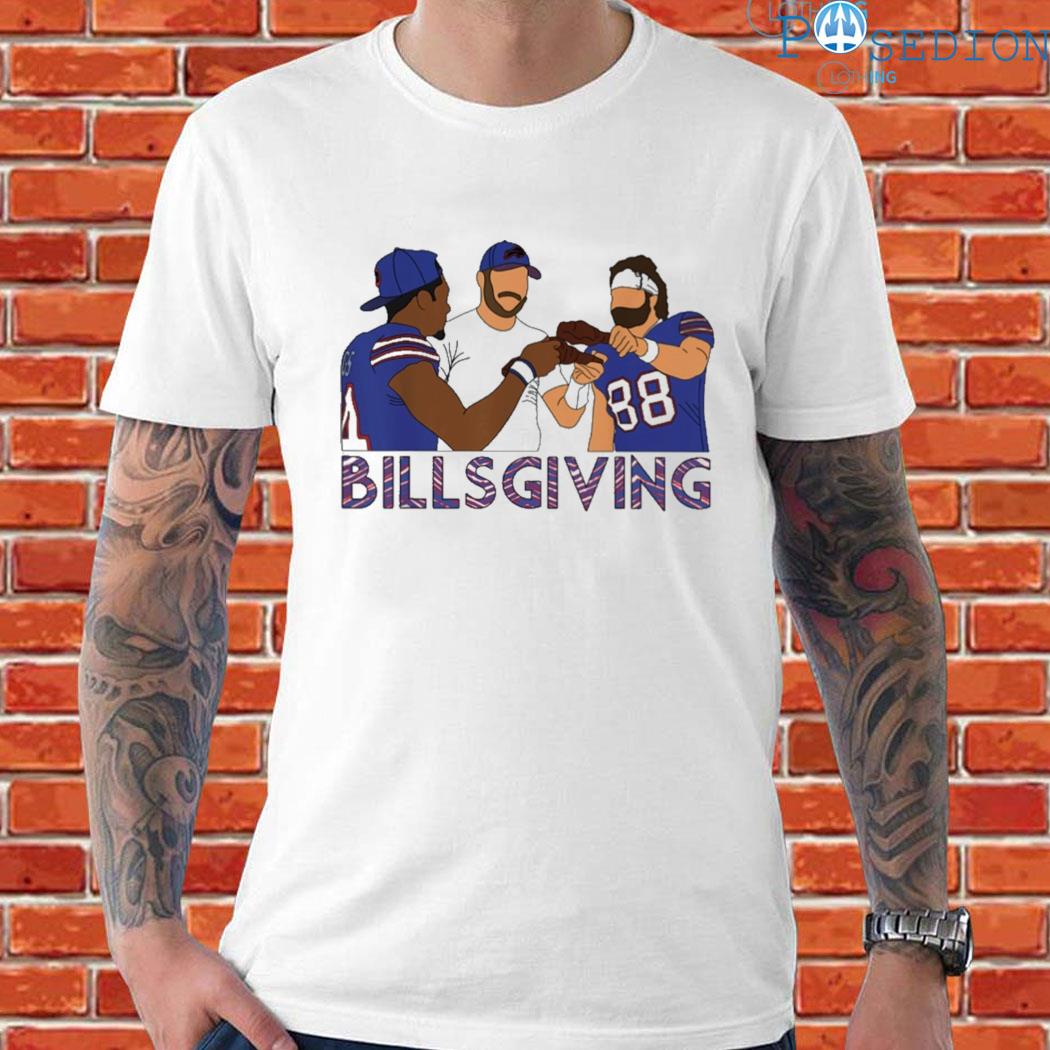 Official Happy billsgiving chicken Football thanksgiving T-shirt