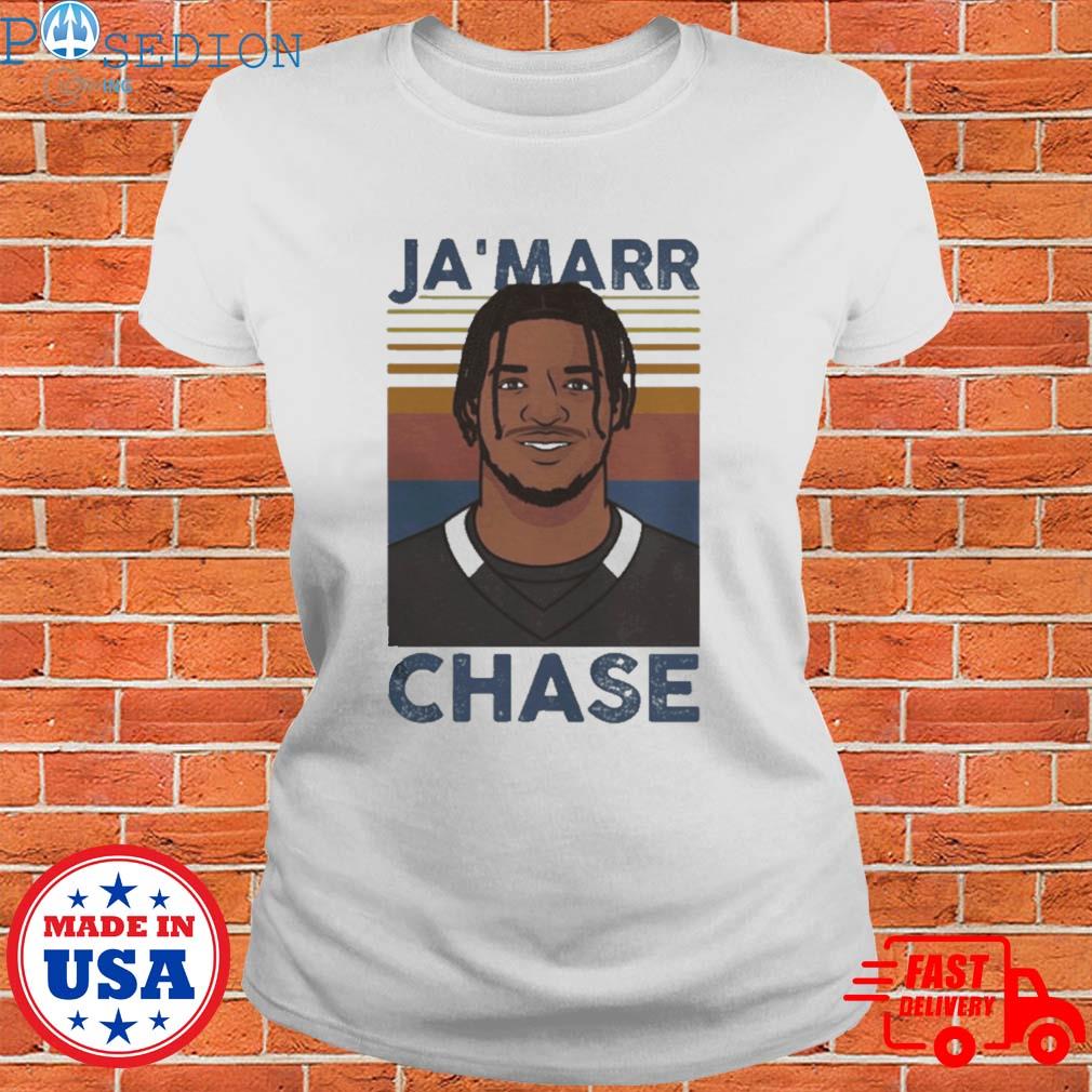 Official ja'marr chase Football pro player vintage artwork T-shirt