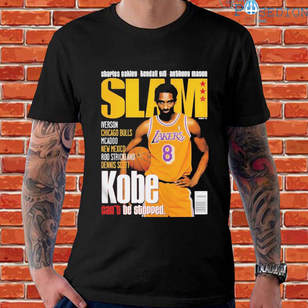 Kobe Bryant Men XXL T Shirt Support Black LA Lakers Basketball