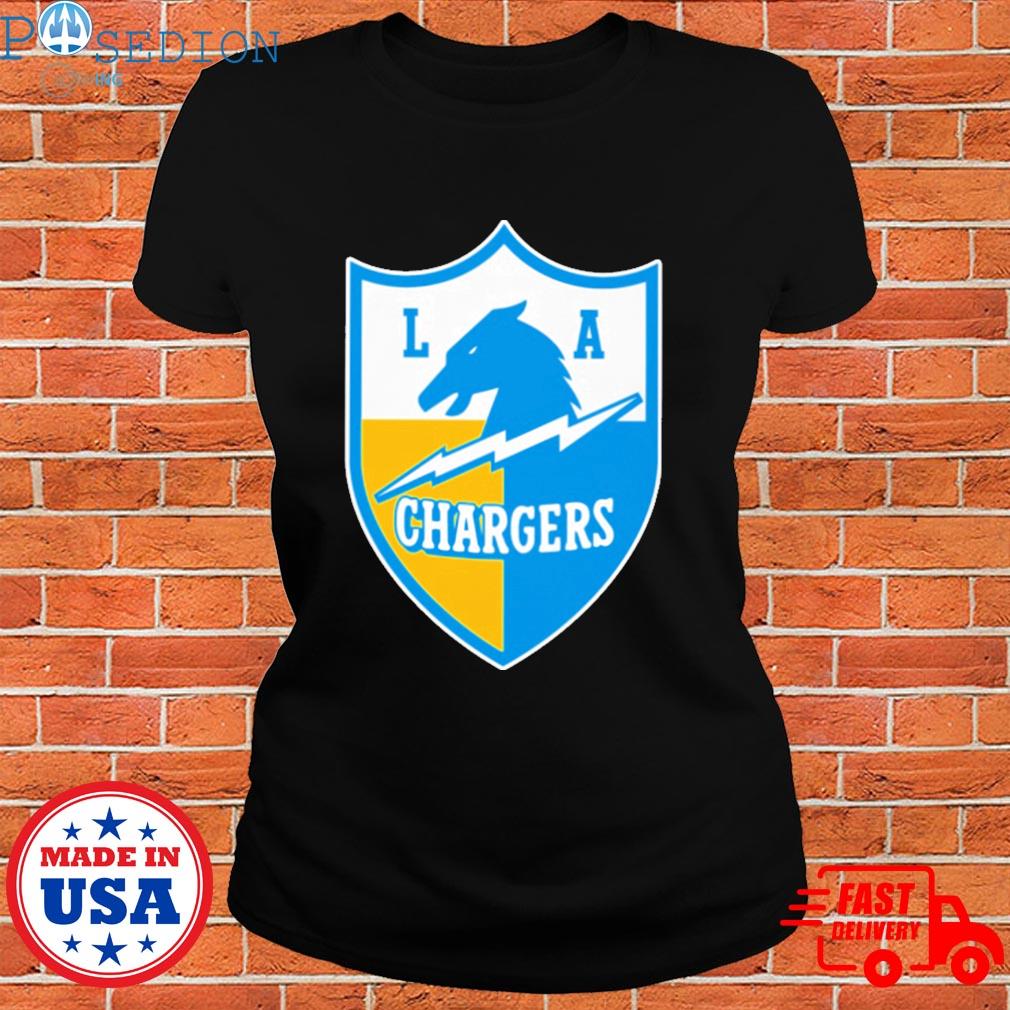 Official Los Angeles Chargers Vintage Shield Logo Shirt, hoodie