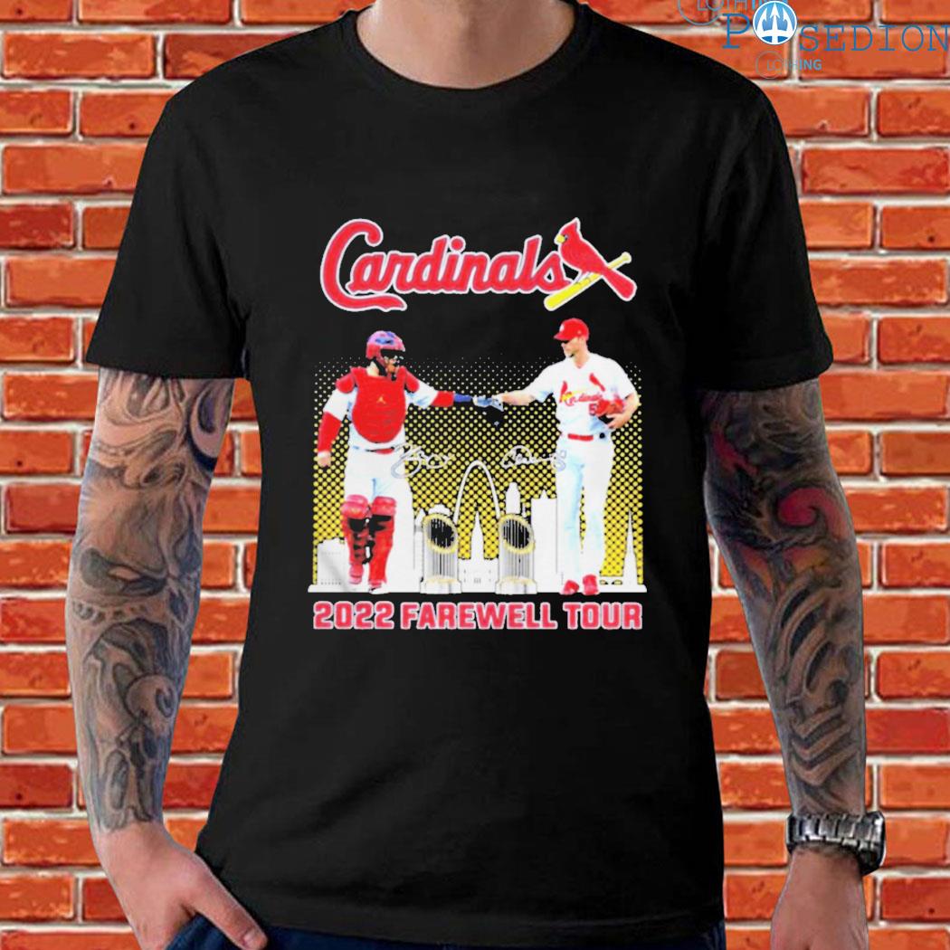 Official The farewell tour 2022 adam wainwright and yadier molina cardinals  T-shirt, hoodie, sweater, long sleeve and tank top