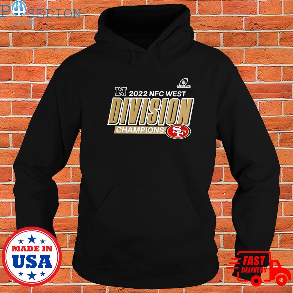 Official Fanatics 2022 NFC west Division champions divide and conquer san  francisco 49ers T-shirt, hoodie, sweater, long sleeve and tank top