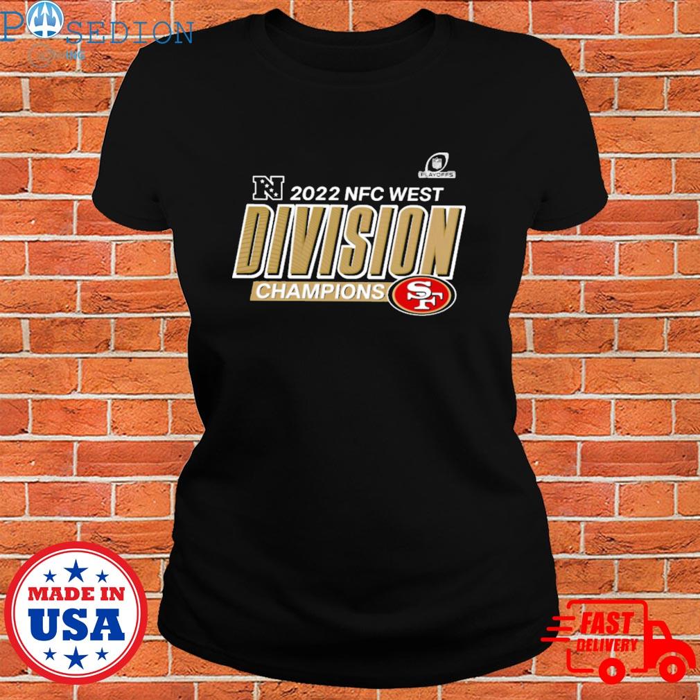 Official 2022 NFC west Division champions san francisco 49ers T-shirt,  hoodie, sweater, long sleeve and tank top